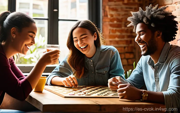 대체 단백질 요리법으로 만드는 피크닉 음식 - A group of diverse young adults, fully clothed in stylish casual wear, are gathered around a rustic ...