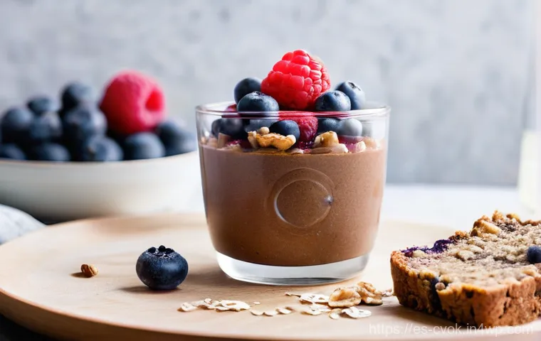 대체 단백질 요리법으로 만드는 맛있는 케이크 - **Prompt:** A cozy, naturally lit kitchen counter laden with a variety of beautifully presented, pro...