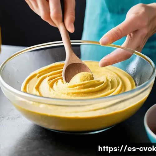 대체 단백질 요리로 만드는 달걀 대체재 활용법 - A bright, modern kitchen scene featuring a diverse spread of plant-based egg substitutes: a bowl of ...